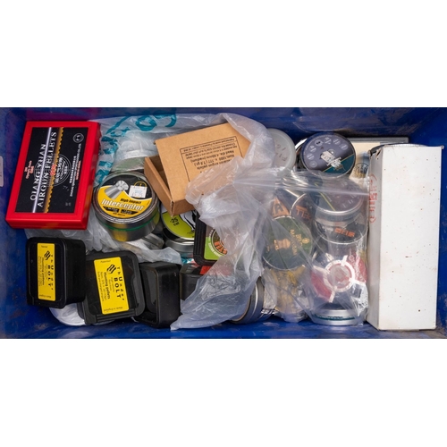 161 - A  collection of .22 and .177 pellets, various makes.  Please note - All modern air rifles and pisto... 