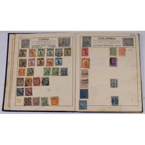 639 - A collection of GB and world stamps in eleven albums,  including QV to ER2, China, New Zealand etc.