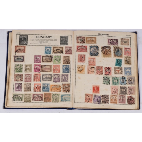 639 - A collection of GB and world stamps in eleven albums,  including QV to ER2, China, New Zealand etc.