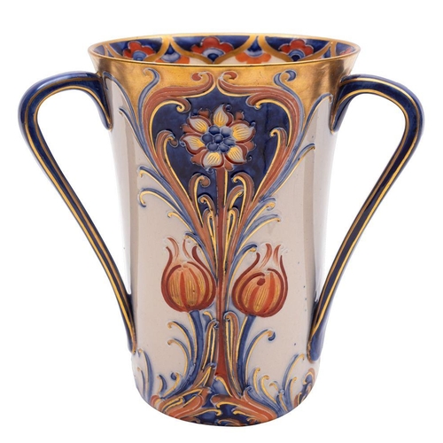 195 - A William Moorcroft for James Macintyre & Co. tyg tube lined and decorated in the Alhambra version o... 