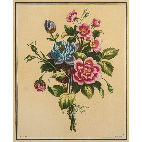 423 - After Jean-Baptiste Monnoyer Fils and Louis Tessier (French, 18th century) Bouquets of flowers, 20th... 