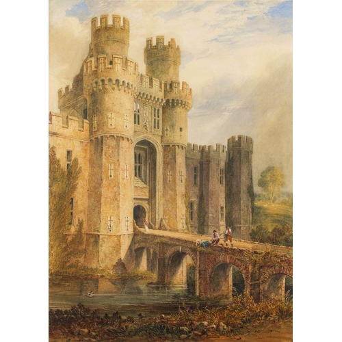 701 - Attributed to John Chessell Buckler (British, 1793-1894)
View of Herstmonceux Castle, Sussex
waterco... 