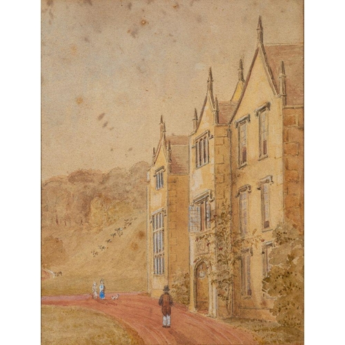 737 - British Provincial School (mid-19th century) Nettlecombe Court, Somerset the house set within parkla... 