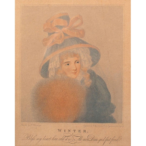 777 - English School (early 19th Century) A miniature portrait of a lady shoulder-length, wearing a crimpe... 