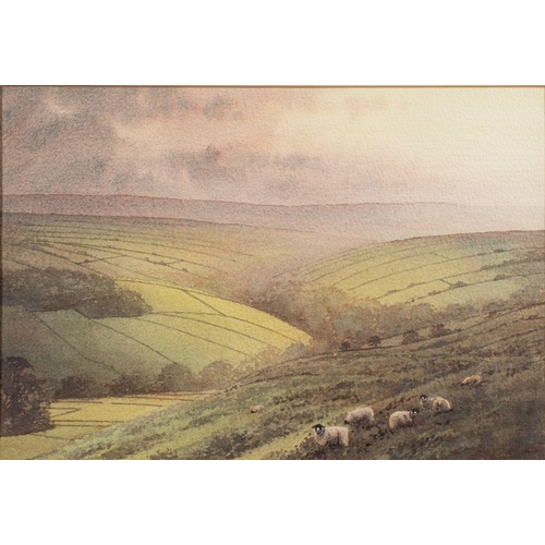 801 - David Headon (British, contemporary school) Views of Yorkshire and the Lake District; a set of six e... 