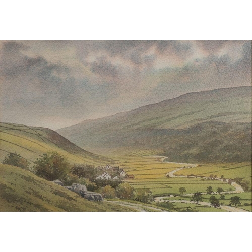 801 - David Headon (British, contemporary school) Views of Yorkshire and the Lake District; a set of six e... 