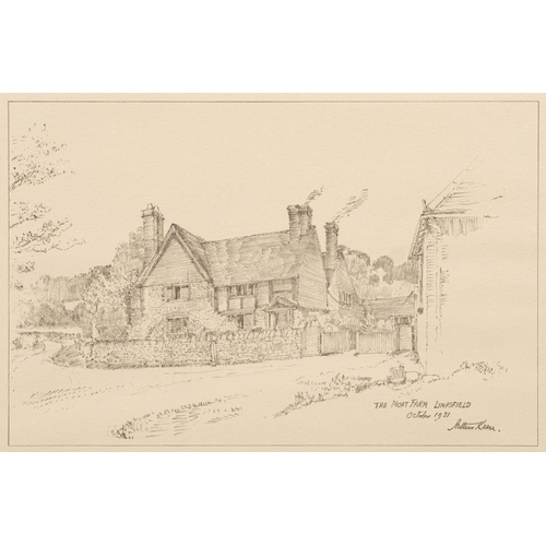 824 - Arthur Keen F.R.I.B.A. (British, 1861-1938) Sketches of Oxted and Limpsfield, part 1 published Londo... 