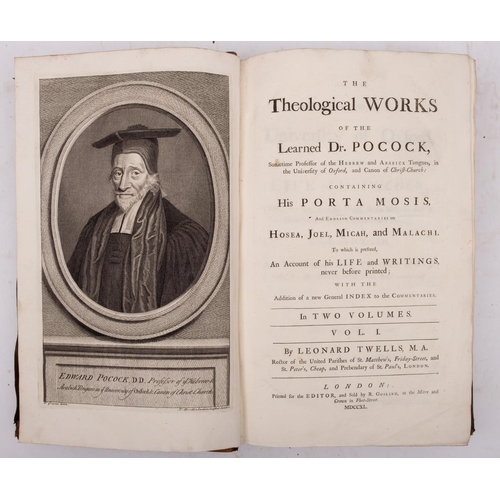 168 - PARNELL, Dr. Thomas - The Poetical Works : full calf some wear. Folio. Andrew Foulis, Glasgow. With ... 