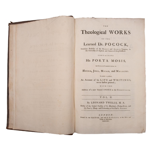 168 - PARNELL, Dr. Thomas - The Poetical Works : full calf some wear. Folio. Andrew Foulis, Glasgow. With ... 