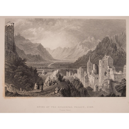 221 - BEATTIE, William - Switzerland Illustrated. In a series of views ... (etc)  : Engraved vignette titl... 