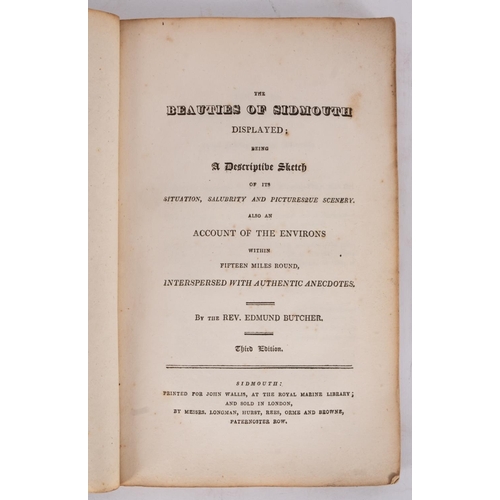 227 - BUTCHER, E - Sidmouth Scenery or Views of the Principal Cottages and Residences of the Nobility and ... 