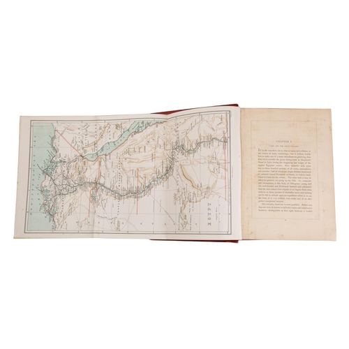 238 - EDWARDS, Amelia B - A Thousand Miles Up The Nile : 2 folding maps, 19 plates, a  little spotted on o... 