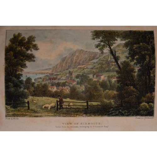 254 - HASELER, H - A Series of Views of Sidmouth, and its Neighbourhood, drawn from nature and on stone. 7... 