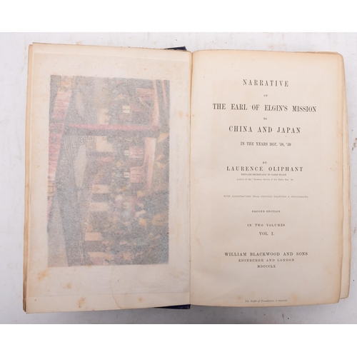 266 - OLIPHANT, Laurence - Narrative of the Earl of Elgin's Mission to China and Japan in the years 1857, ... 