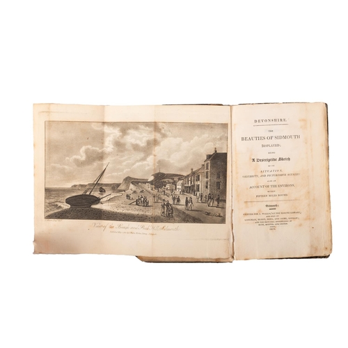 280 - WALLIS, John - The Beauties of Sidmouth Displayed; being a descriptive sketch , (etc). Paper covered... 