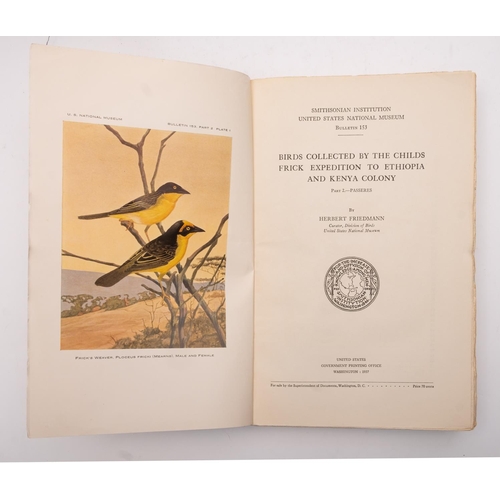 296 - BANNERMAN, D. A. Birds of the Atlantic Islands : 4 volumes. Illust. Org. cloth in complete d/w. Roya... 