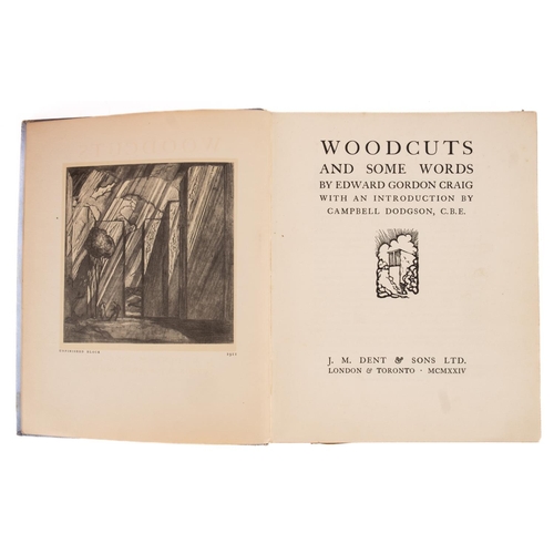 3 - BOOKPLATES - Nothing or the Bookplate by Edward Gordon Craig with a hand list by E. Carrick : 50 tip... 