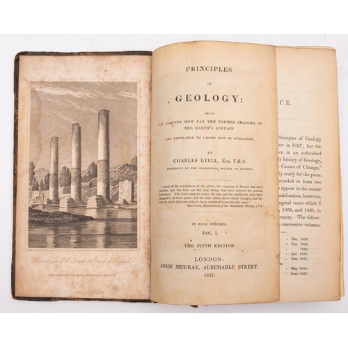 327 - LYELL, Charles - Principles of Geology : being an inquiry how far the former changes of the Earth's ... 