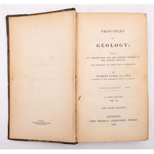 327 - LYELL, Charles - Principles of Geology : being an inquiry how far the former changes of the Earth's ... 