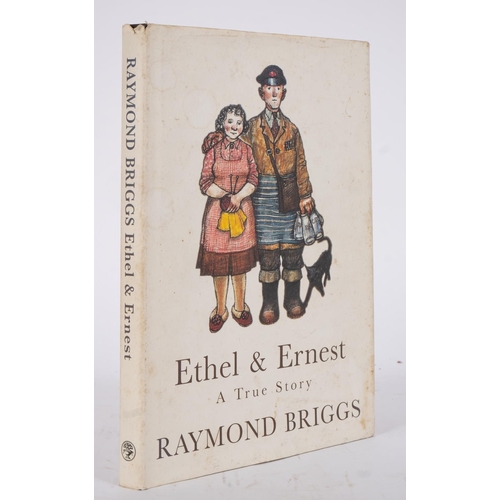 33 - BRIGGS,Raymond Briggs -  Ethel & Ernest : org. cloth price clipped slightly torn d/w. 8vo. Cape, fir... 