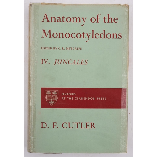 330 - METCALFE, C. R. Anatomy of the Monocotyledons, 5 vol. set, original cloth in d/w, publisher Clarendo... 