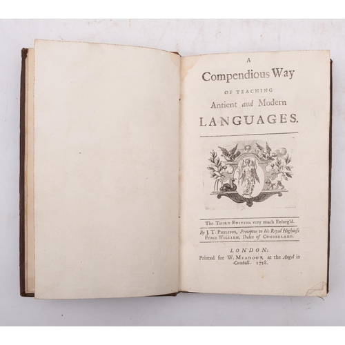 346 - WARD, John - A Compendium of Algebra : Containing Plain Essay, and concise rules in that Mysterious ... 