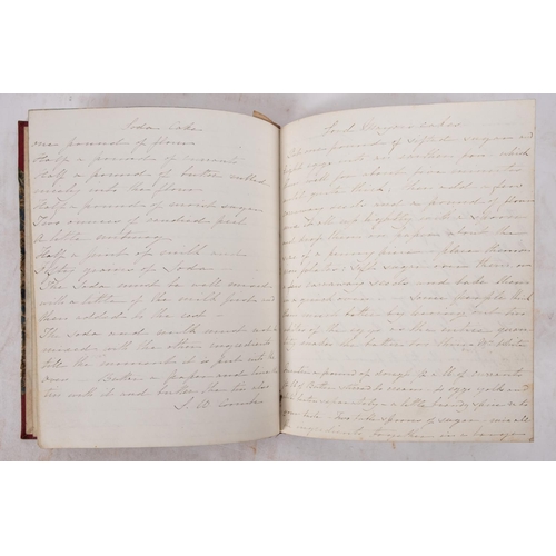 367 - COOKERY MANUSCRIPTS: a large collection of early 19th century receipes tipped into a modern folder i... 