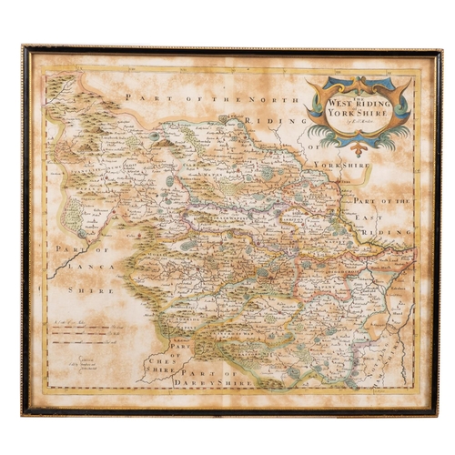 426 - KIP, William - Warwici  [Warwickshire] : hand coloured map. 350 x 290 mm. f & G. c1637. With - Morde... 