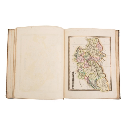 428 - LIZARD, W.H ... publisher. New Edinburgh School Atlas Consisting of 34 Maps, of the different Empire... 