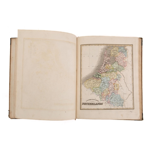 428 - LIZARD, W.H ... publisher. New Edinburgh School Atlas Consisting of 34 Maps, of the different Empire... 