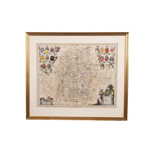 442 - SPEED, John - Salisbury : hand coloured 17th century plan, Size  : 130 x 105mm. Taken from Speed's m... 