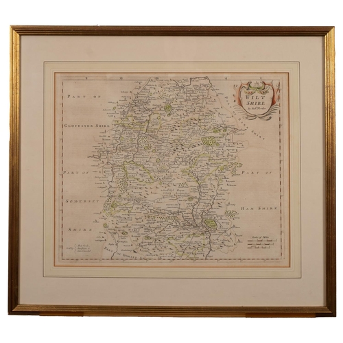 442 - SPEED, John - Salisbury : hand coloured 17th century plan, Size  : 130 x 105mm. Taken from Speed's m... 