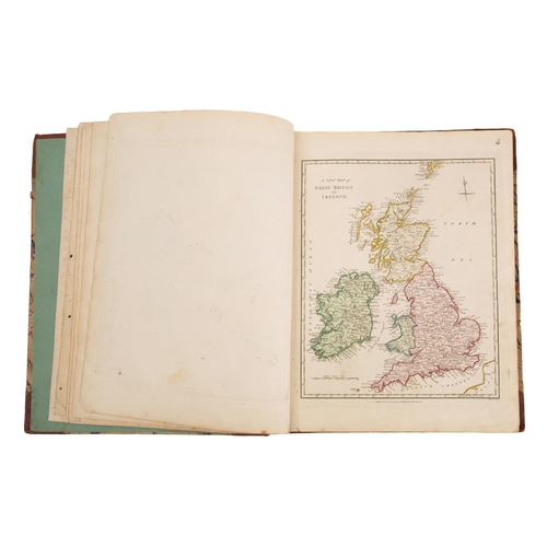 451 - WILKINSON, Robert - A General Atlas, being a Collection of Maps of the World and Quarters the princi... 