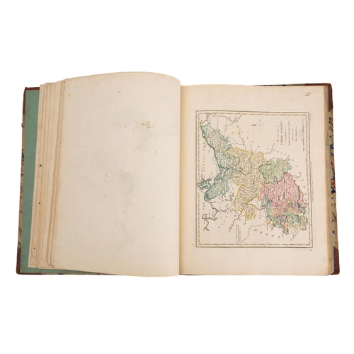 451 - WILKINSON, Robert - A General Atlas, being a Collection of Maps of the World and Quarters the princi... 