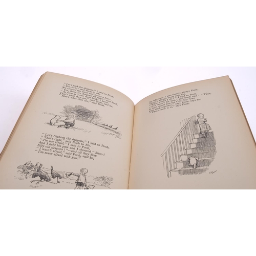 55 - MILNE, A. A - Now We Are Six - Illustrated by Ernest H. Shepard. De-Luxe red soft calf sunned on spi... 