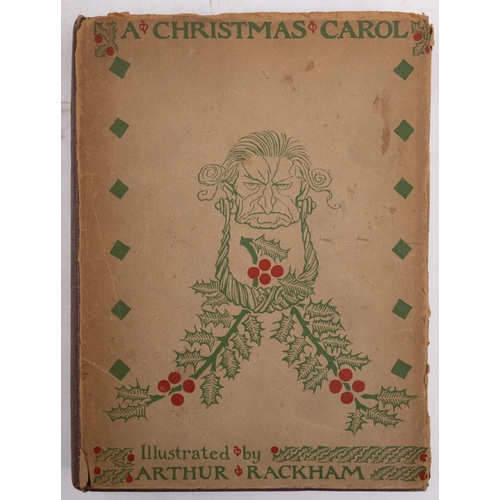 63 - RACKHAM, Arthur (illustrated) - A Christmas Carol, 12 colour plates, original pictorial gilt cloth, ... 