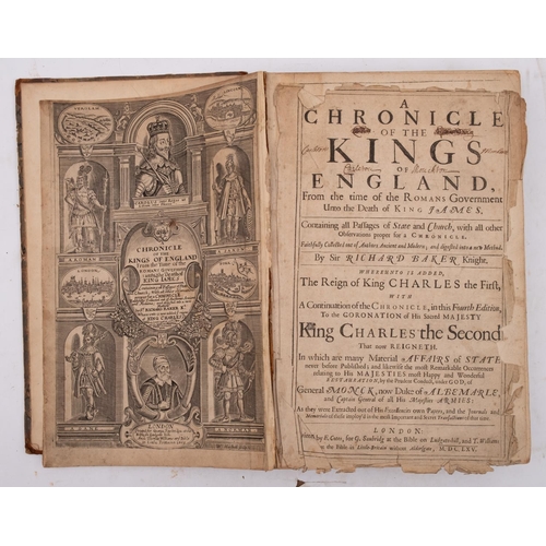 84 - BAKER, Sir Richard - A  Chronicle of the Kings of England from the time of the Romans Government unt... 