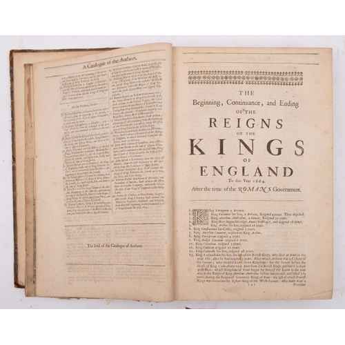 84 - BAKER, Sir Richard - A  Chronicle of the Kings of England from the time of the Romans Government unt... 