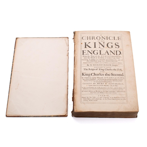 85 - BAKER, Sir Richard - A Chronicle of the Kings of England, From the Time of the Romans Government, un... 