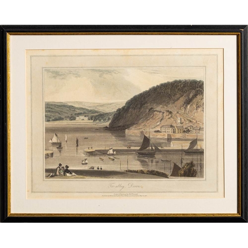 418 - DANIELL, William - (1749-1825) a collection of 13 hand coloured aquatints of scenes around the coast... 