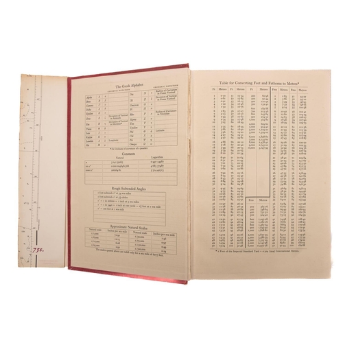 220 - A Hydrographic Office brass parallel rolling rule, maker Cooke, Troughton & Simms: stamped 'HO 119',... 