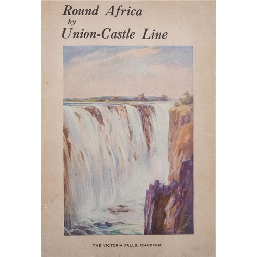 292 - Union Castle Line. A collection of Ocean liner ephemera; comprising brochure, passenger lists,menus ... 