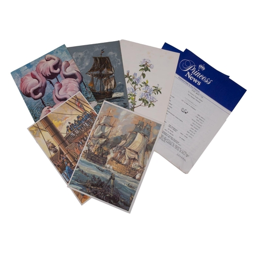 293 - P&O Orient Lines. A collection of Ocean Liner  ephemera: comprising brochures, menus, deck plans and... 