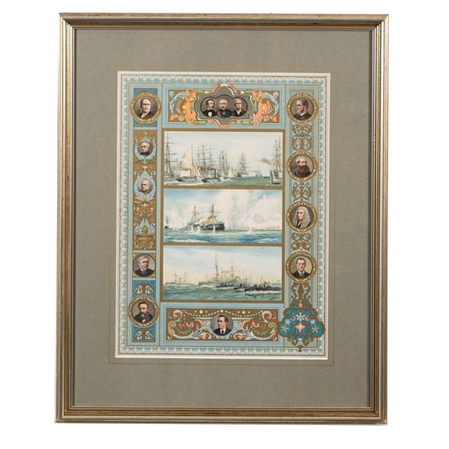 83 - Two chromolithographs from Queen Victoria's Diamond Jubilee,  published by G. and F. Gast, the Graph... 