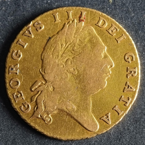 2401 - An 1803 George III half guinea.