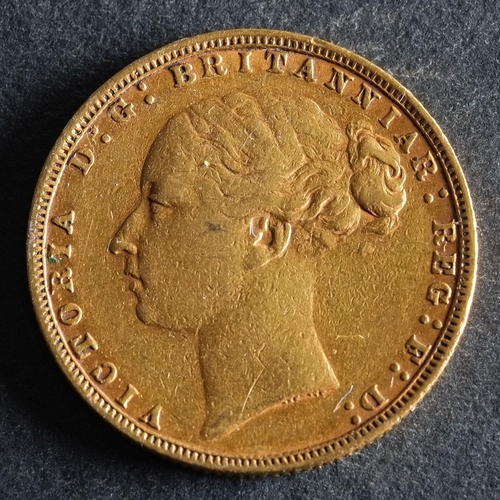 2404 - An 1878 Victorian Gold Sovereign.