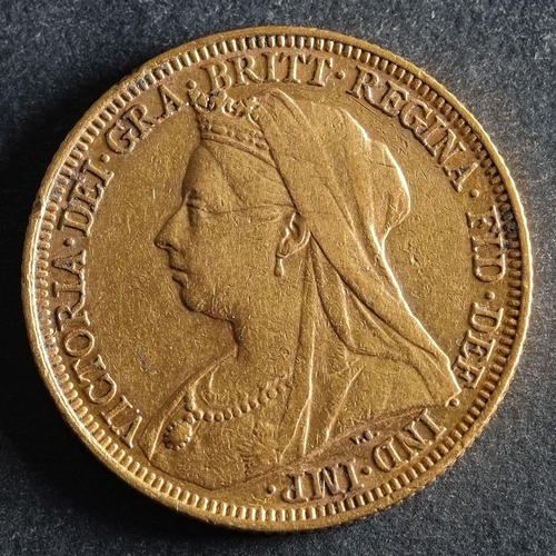 2414 - An 1894 Victorian Gold Sovereign of Sydney Mint.