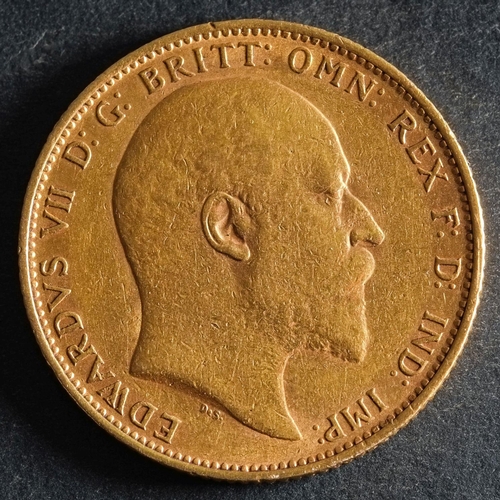 2422 - A 1904 Edwardian Gold Sovereign.