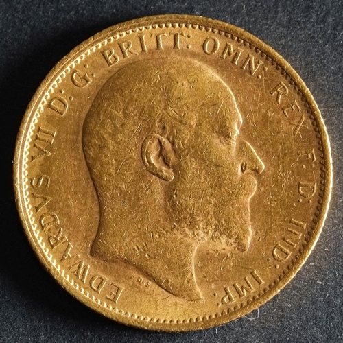 2423 - A 1905 Edwardian Gold Sovereign.