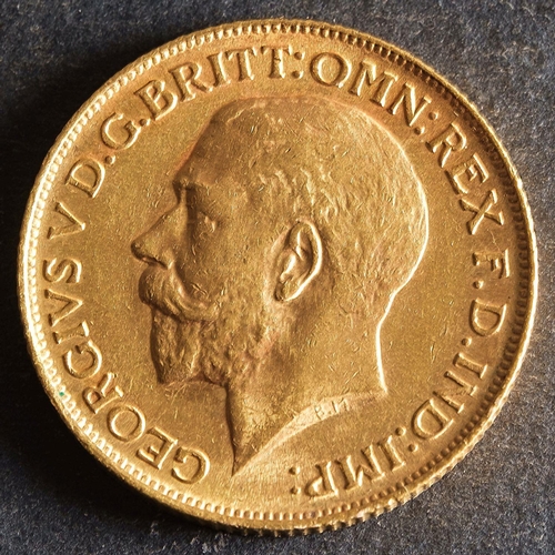 2435 - A 1912 Georgian Gold Sovereign.